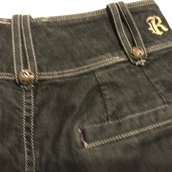 Cute Rich & Skinny dark blue denim shorts (4/27) - Picture 10 of 15